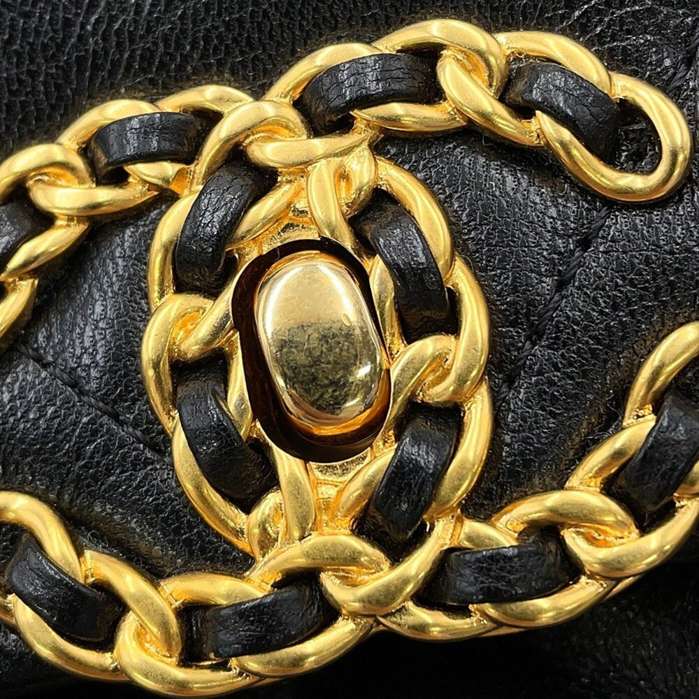 CHANEL Chain Shoulder Bag CHANEL19 Flap Coco Mark Lambskin AS1160 2-Way - Picture 11 of 15